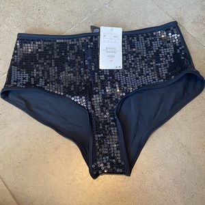 H&M High Waist Sequin Bikini Bottoms